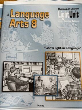 Language Arts 8 - Blue and Gold Workbook